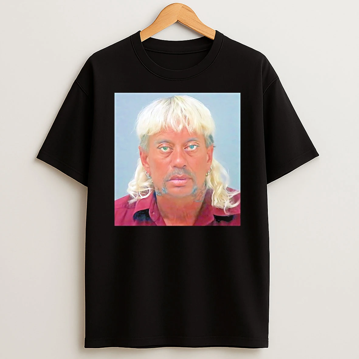 Tiger Woods X Joe Exotic Mugshot Funny Shirts
