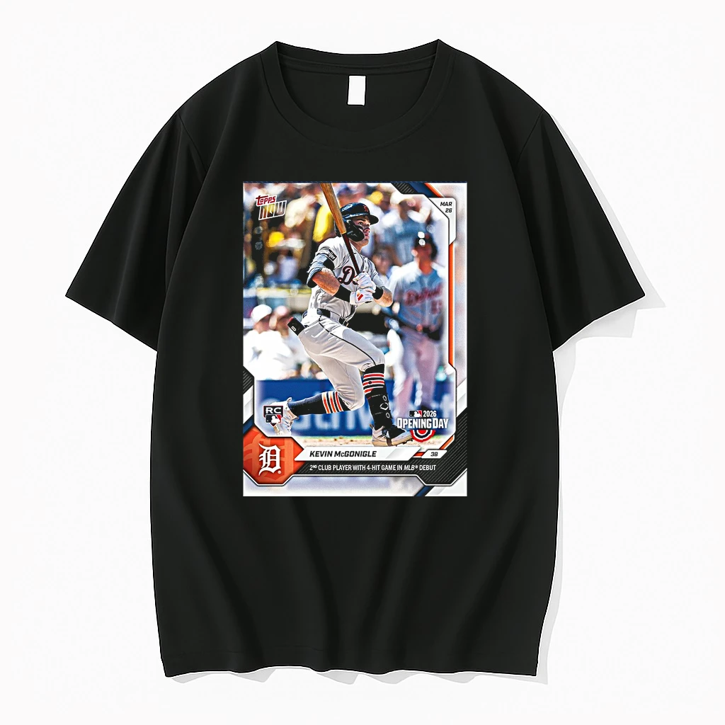 Topps Kevin Mcgonigle 2nd Club Player With 4 Hit Game In Mlb Debut Shirts