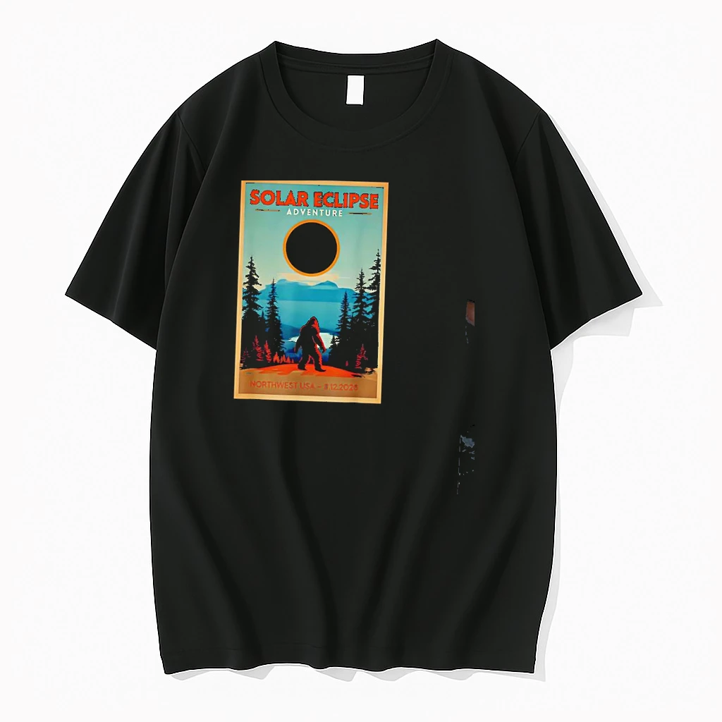 Total Solar Eclipse 08 12 2026 Northwest Usa Sasquatch Shirts
