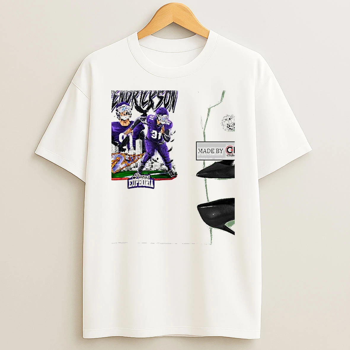 Trey Hendrickson Baltimore Ravens Nfl 2026 Superstar Posing Womens Shirts