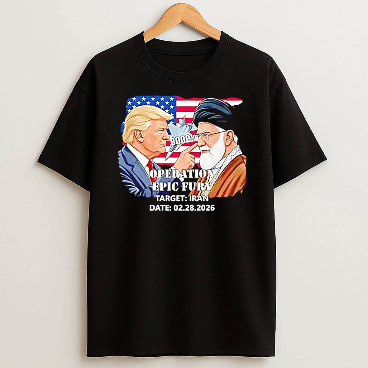 Trump And Ali Khamenei Operation Epic Fury Target Iran Date 02 28 2026 Shirts