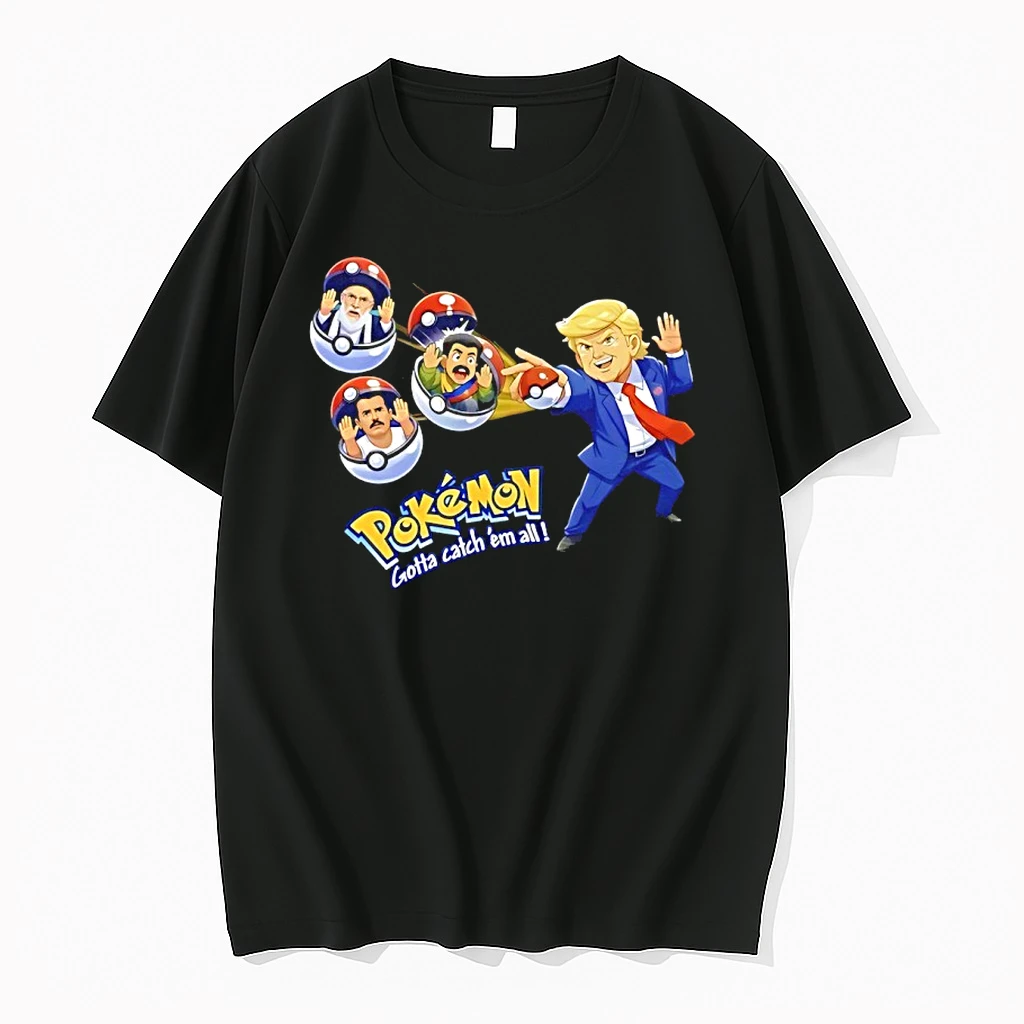 Trump Iran Leader Maduro El Mencho Pokemon Gotta Catch Em All Shirts