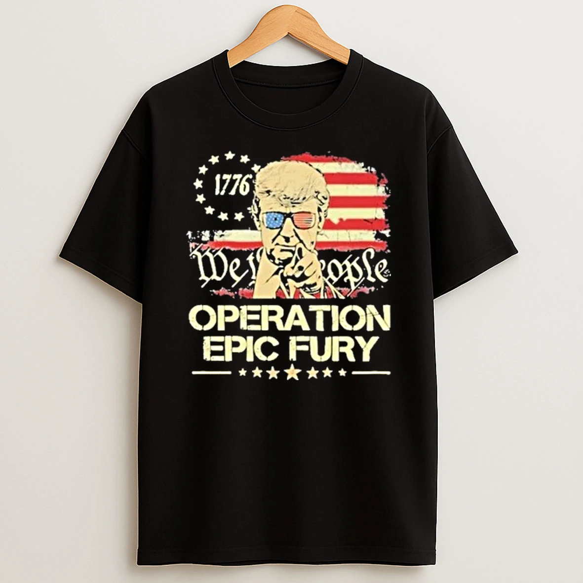 Trump Operation Epic Fury We The People American Flag Tour 2026 Shirts