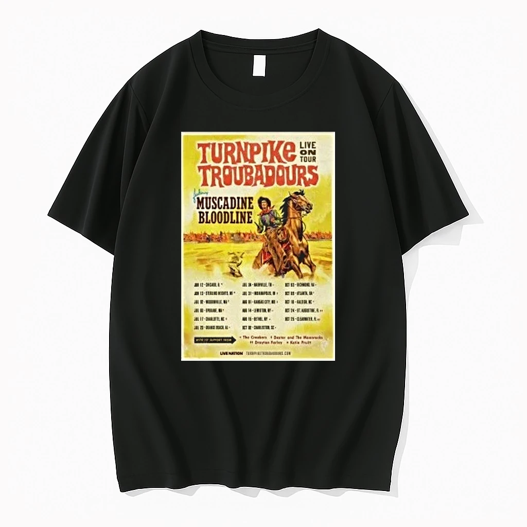 Turnpike Troubadours And Muscadine Bloodline Tour 2026 Shirts