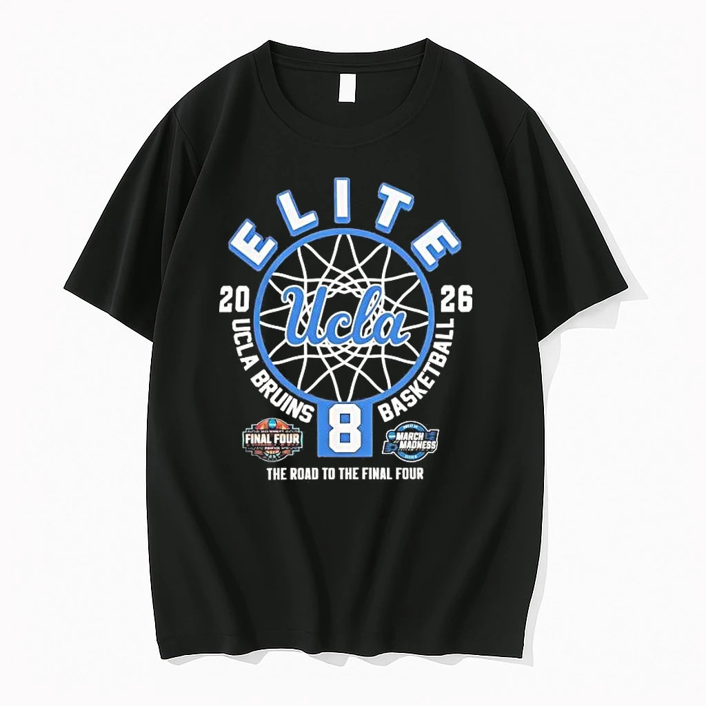 Ucla Bruins 2026 Elite 8 Womens Basketball Road To The Final Four Tee Shirts