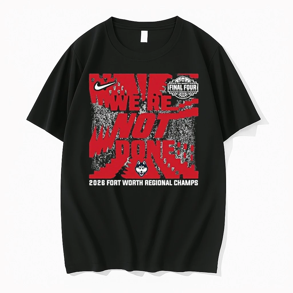 Uconn Huskies 2026 Ncaa Womens Basketball Fort Worth Regional Champions Shirts