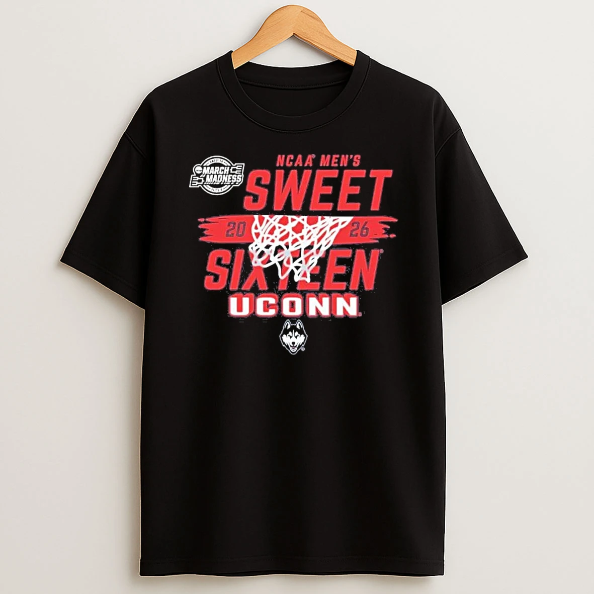 Uconn Huskies Mens Basketball Sweet 16 Bound Shirts