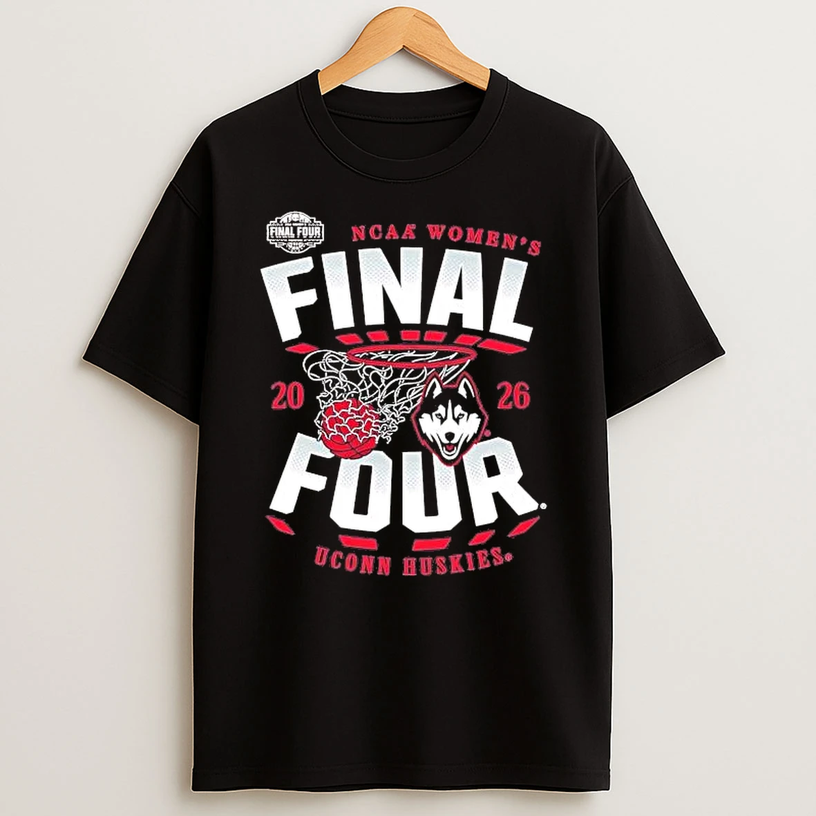 Uconn Huskies Womens Basketball 2026 Final Four Ncaa March Madness Tee Shirts