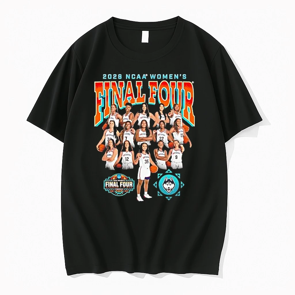 Uconn Womens Basketball Final Four 2026 Team Players Tee Shirts