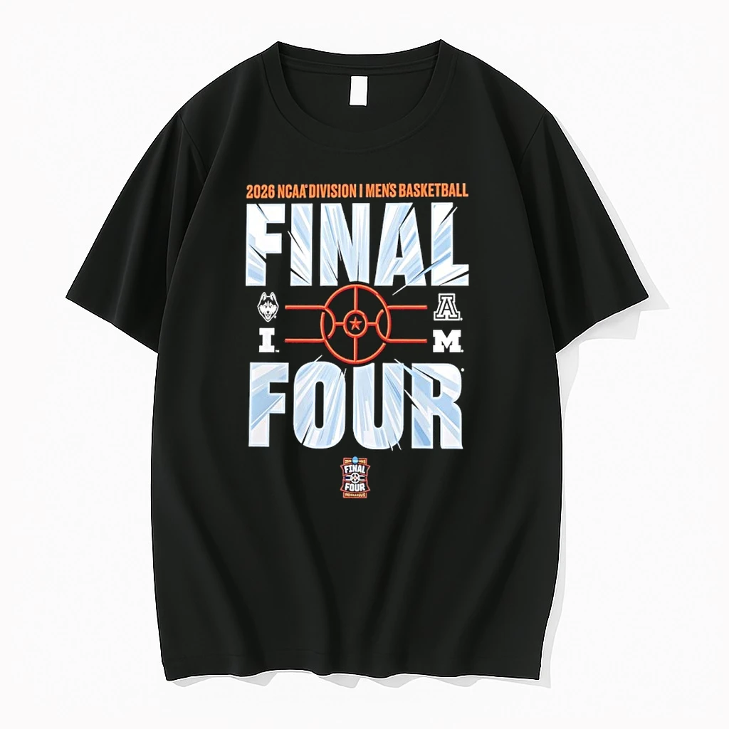 Uconn Vs Illinois And Arizona Vs Michigan 2026 Ncaa Mens Basketball Final Four Shirts