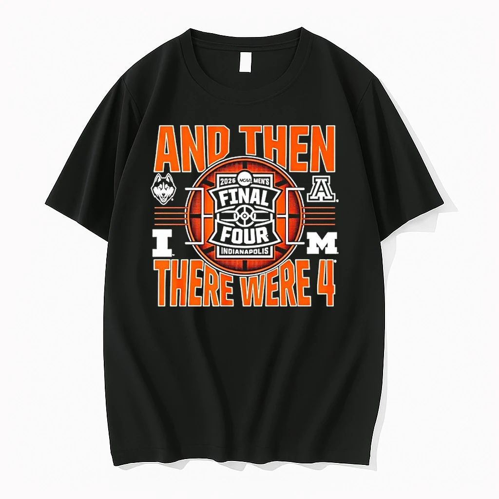 Uconn Vs Illinois And Arizona Vs Michigan 2026 Ncaa Mens Final Four And Then There Were Four Shirts
