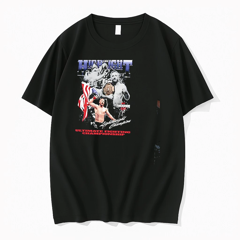 Ufc Justin Gaethje Highlight Freedom 250 Signature Shirts