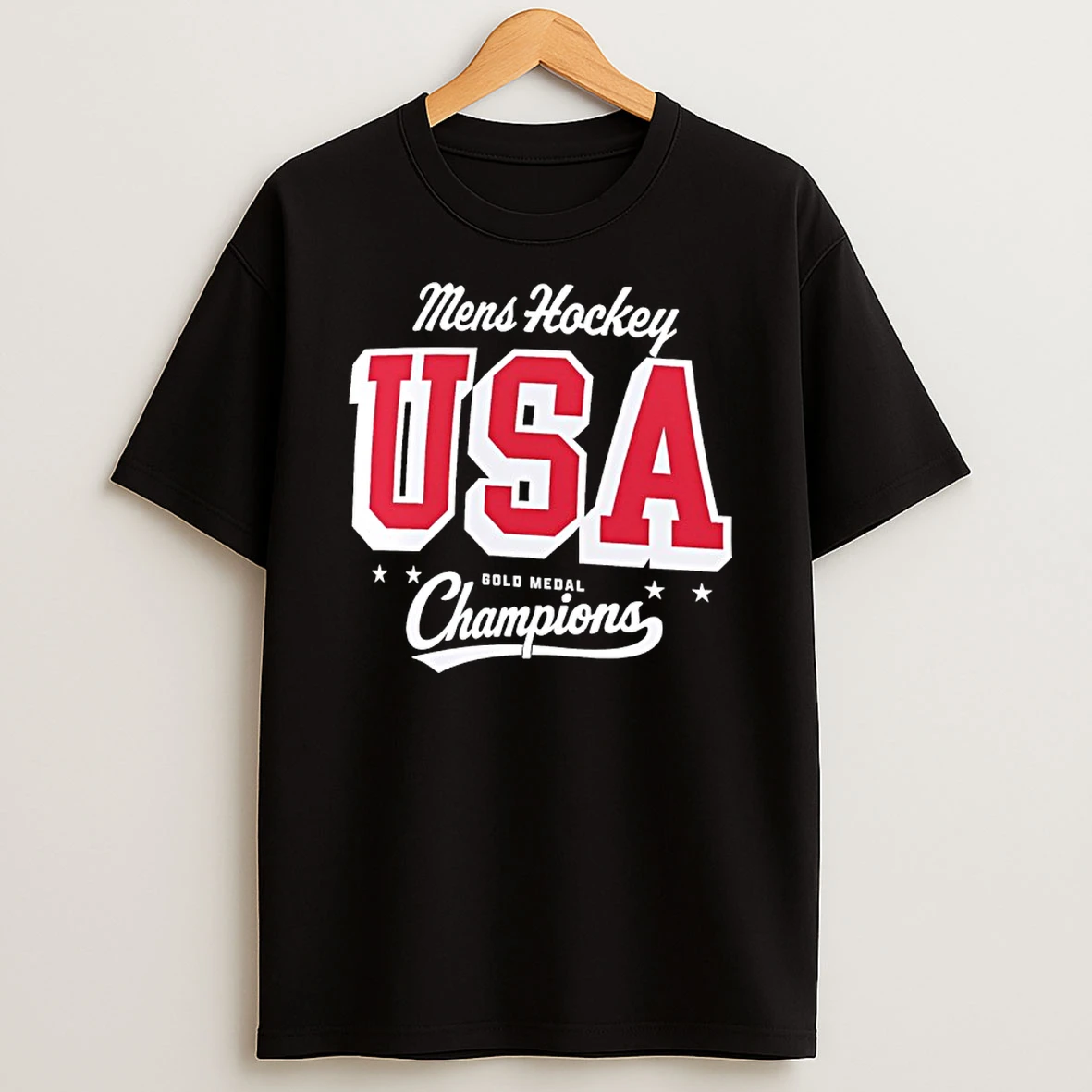 Us Hockey 2026 Winter Olympics Gold Medal Winner Patriotic Shirts