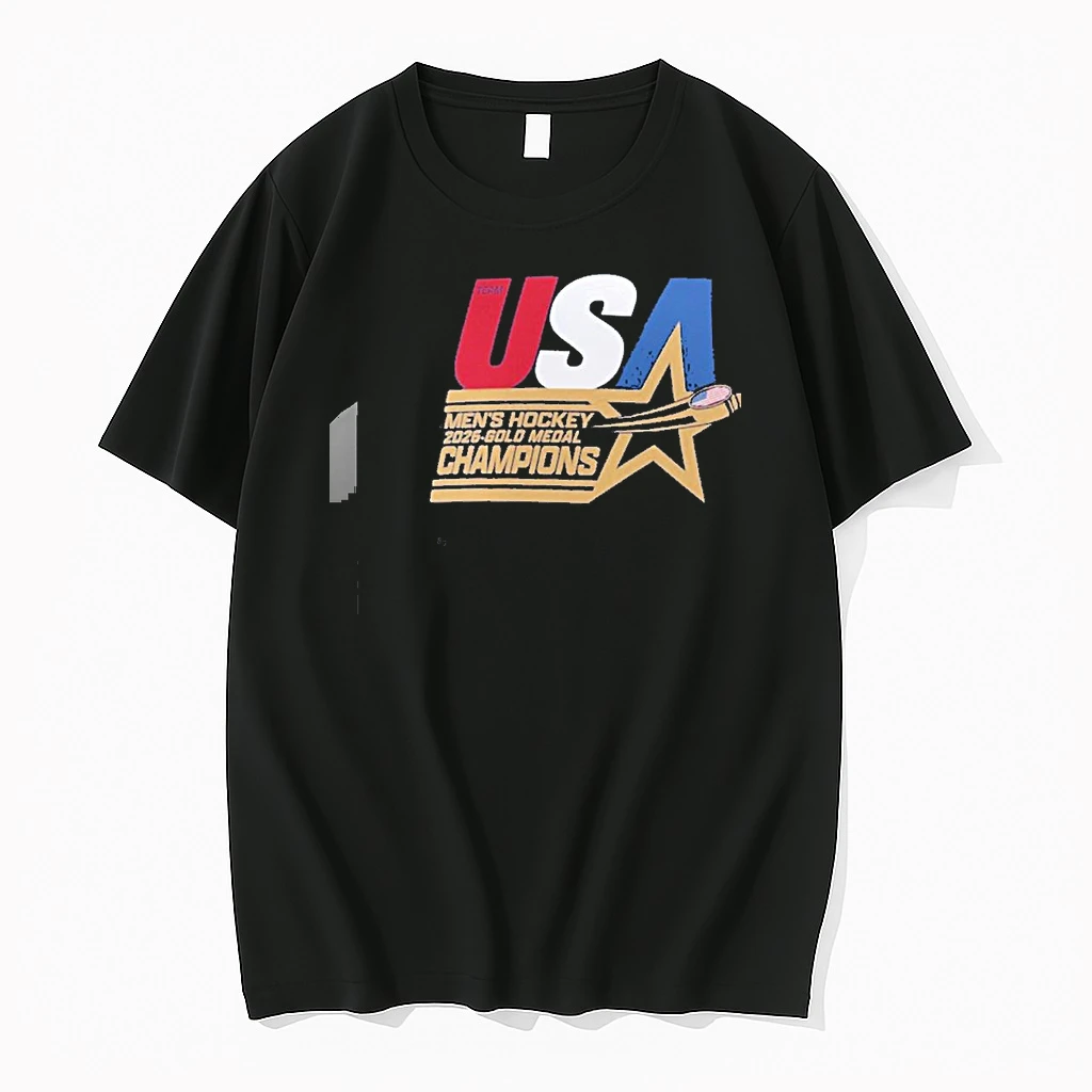 Us Hockey 2026 Winter Olympics Gold Medal Winner Stars Shirts