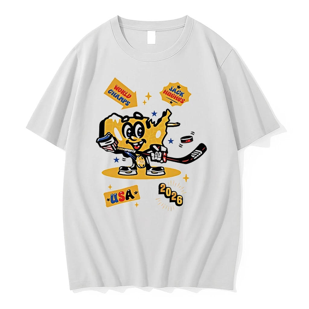 Usa Hero Jack Hughes 2026 World Champions Shirts