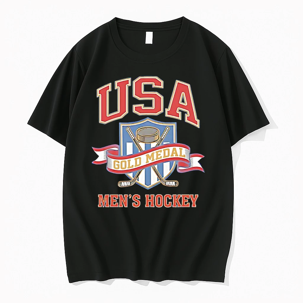 Usa Gold Medal Mens Hockey 2026 Milan Cortina Olympics Shirts