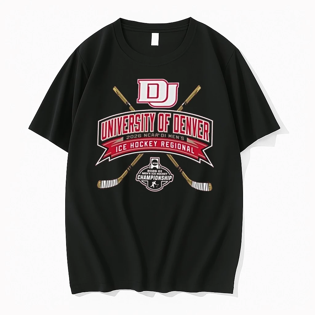 University Of Denver Pioneers 2026 Ncaa Di Mens Ice Hockey Regionals Shirts