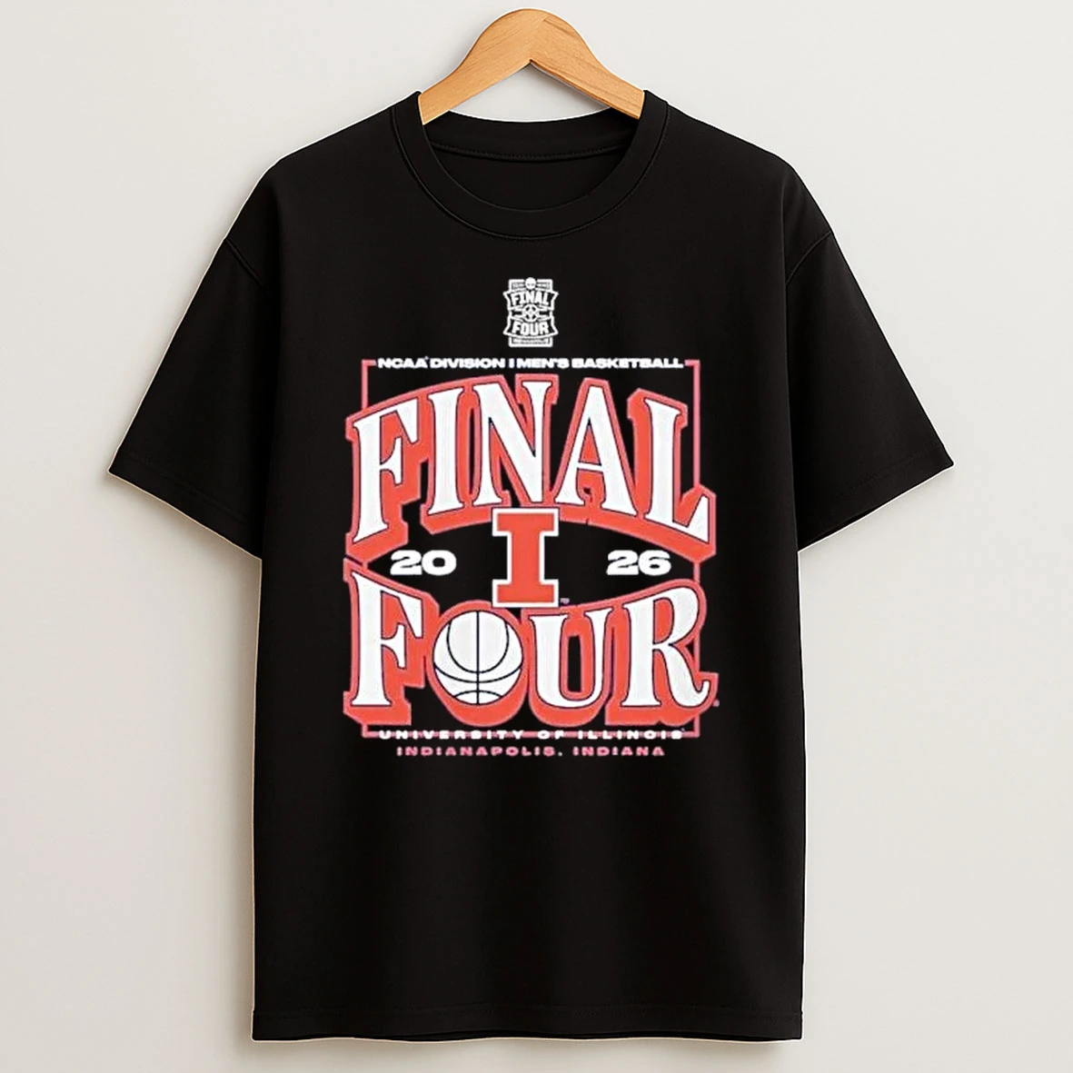 University Of Illinois Mens Basketball 2026 Ncaa Tournament March Madness Final Four Shirts