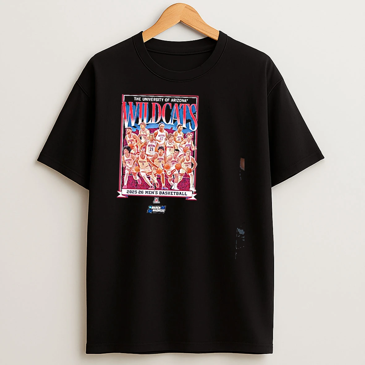 University Of Arizona Wildcats Mens Basketball 2025 2026 Ncaa March Madness Shirts