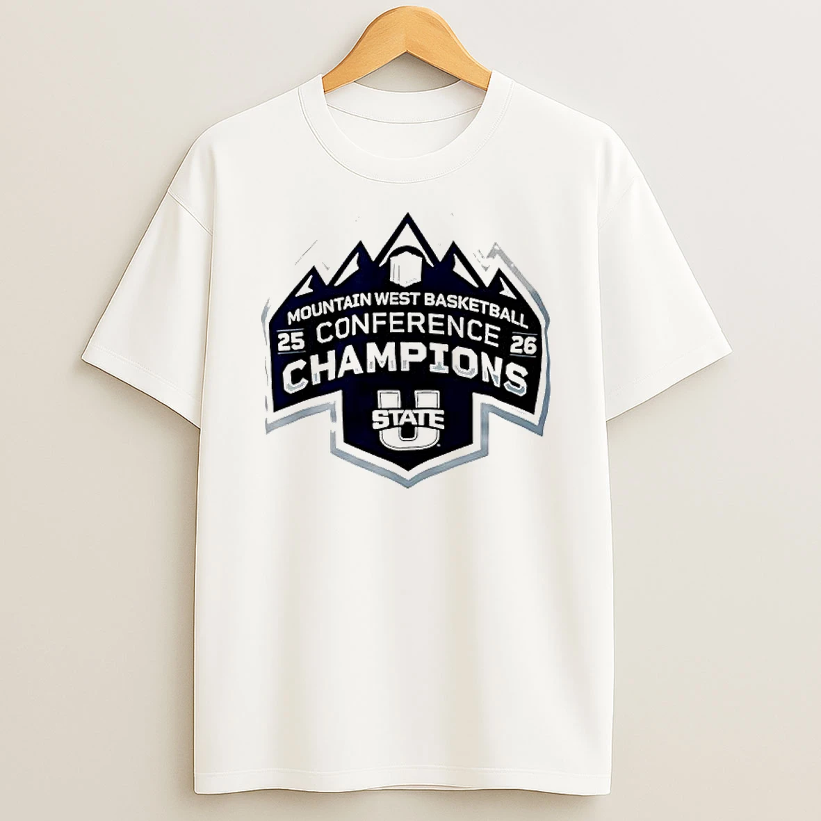 Utah State Aggies 25 26 Mountain West Basketball Conference Champions Shirts