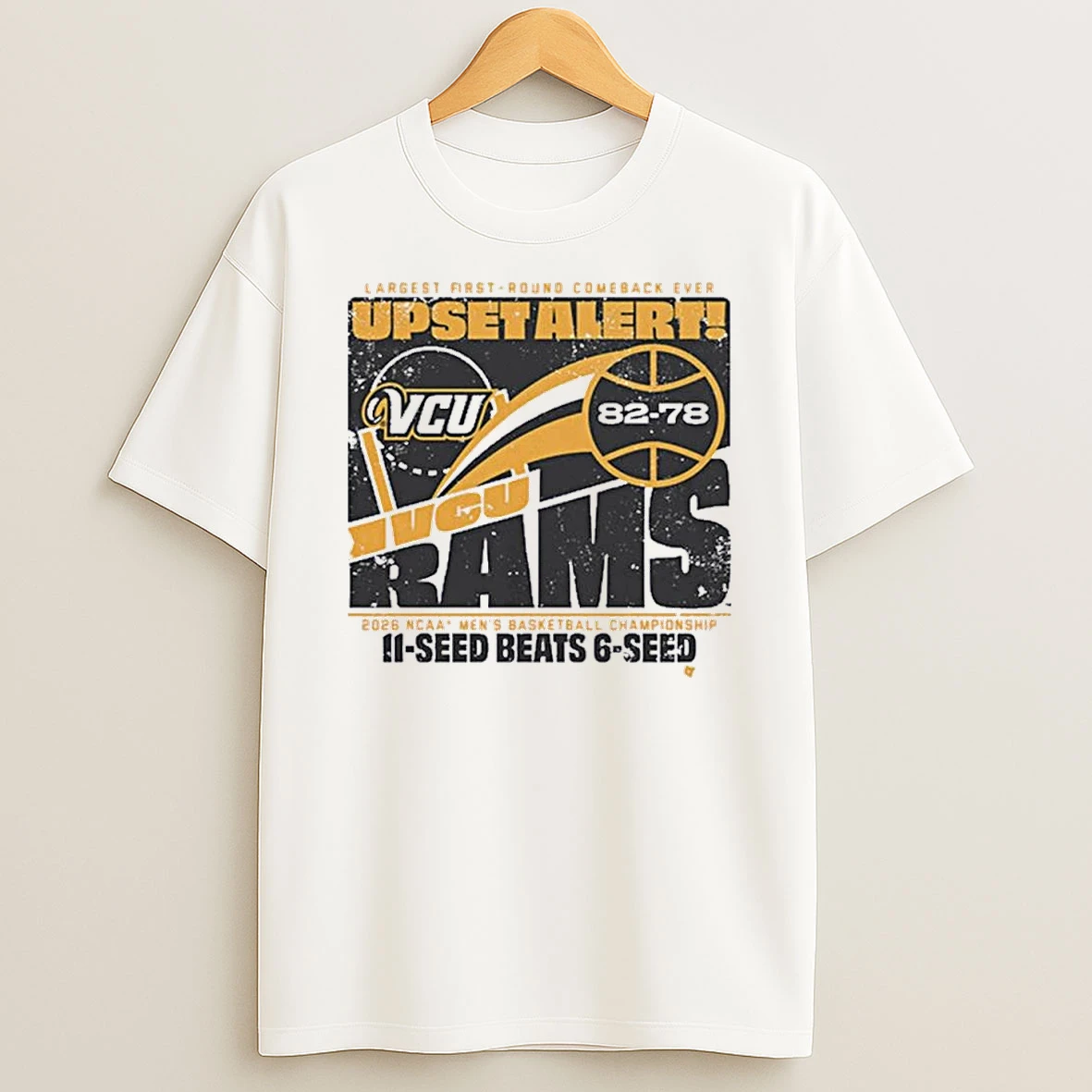 Vcu Mens Basketball 2026 March Madness Upset Alert Shirts