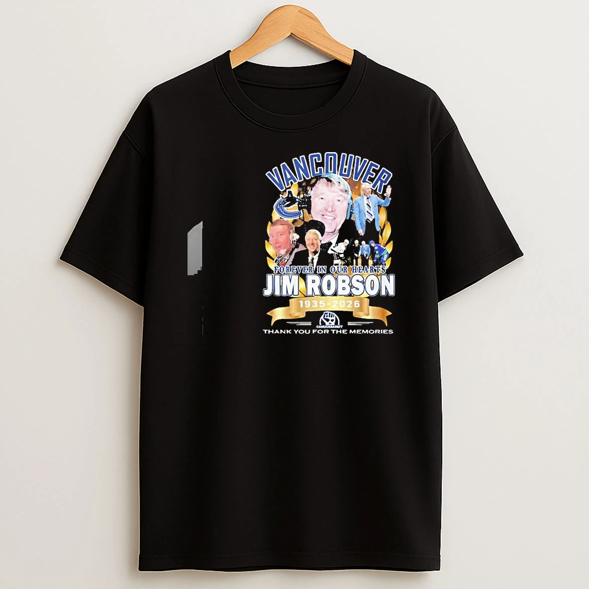 Vancouver Forever In Our Hearts Jim Robson 1935 2026 Shirts