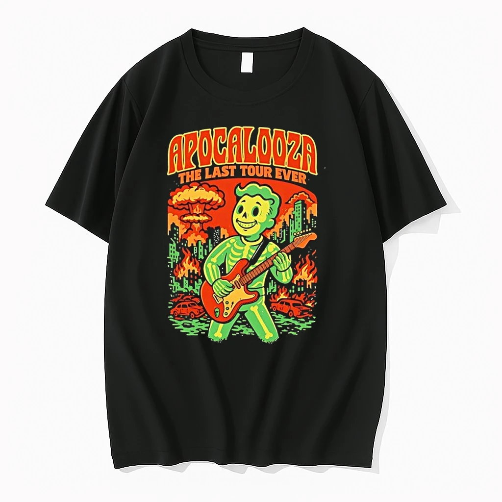 Vault Boy Apocalooza The Last Tour Ever Cartoon Shirts