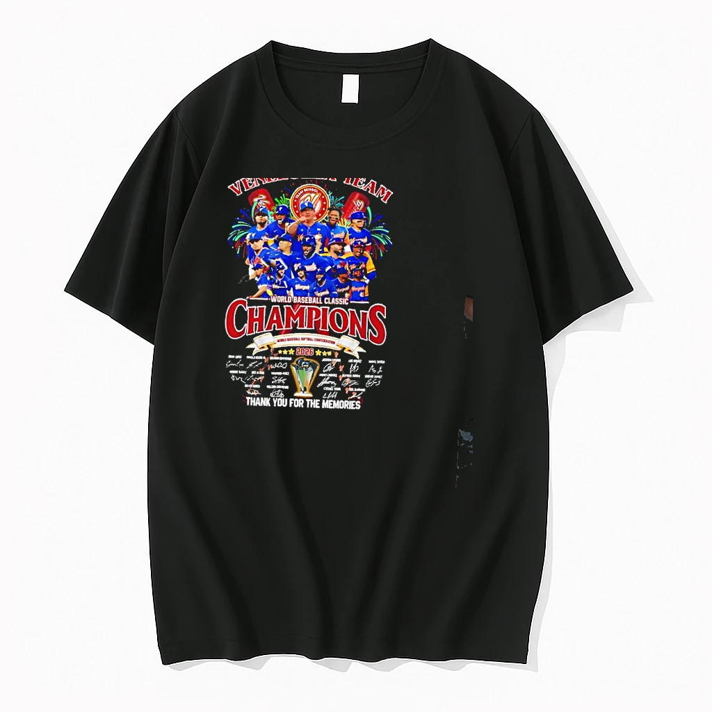 Venezuela Winning Their First World Baseball Classic Championship Signatures Shirts