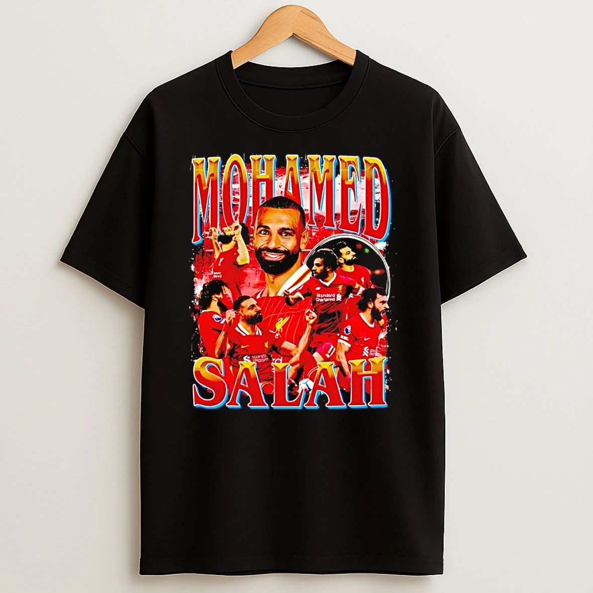 Vintage Mohamed Salah Egyptian Football Fan Shirts