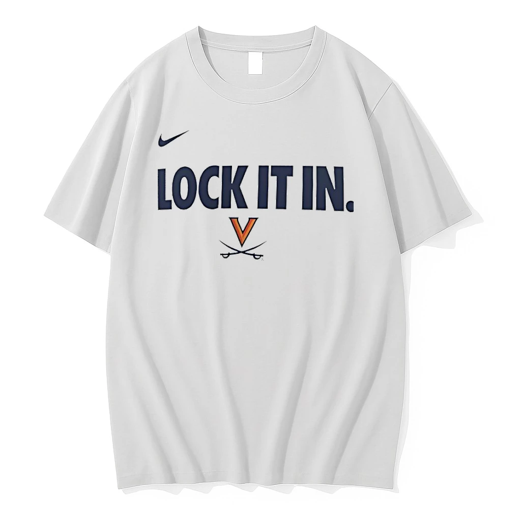 Virginia Cavaliers Lock It In 2026 On Court Bench Shirts