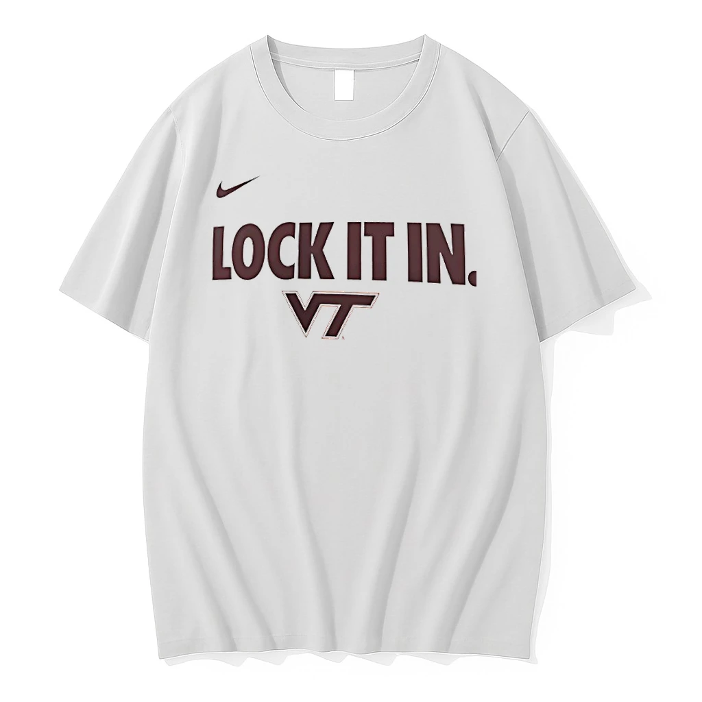 Virginia Tech Hokies Lock It In 2026 On Court Bench Shirts
