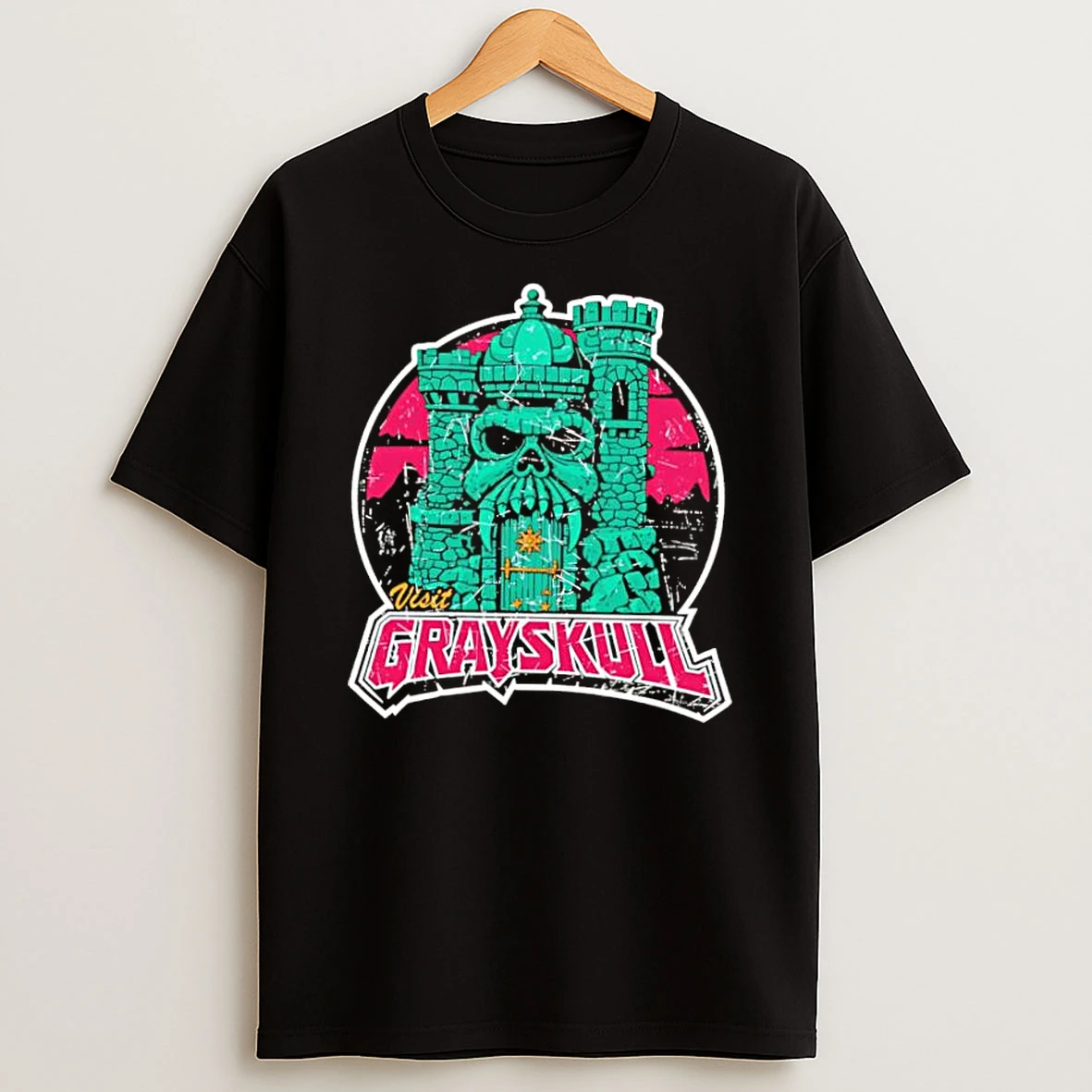 Visit Grayskull Masters Of The Universe Castle Skull Shirts