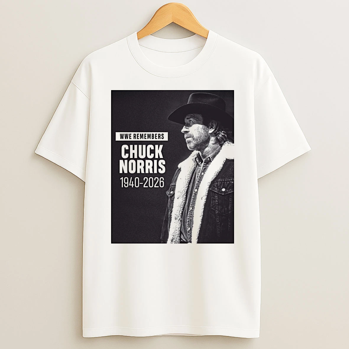Wwe Remembers Legendary Hollywood Chuck Norris 1940 2026 Shirts