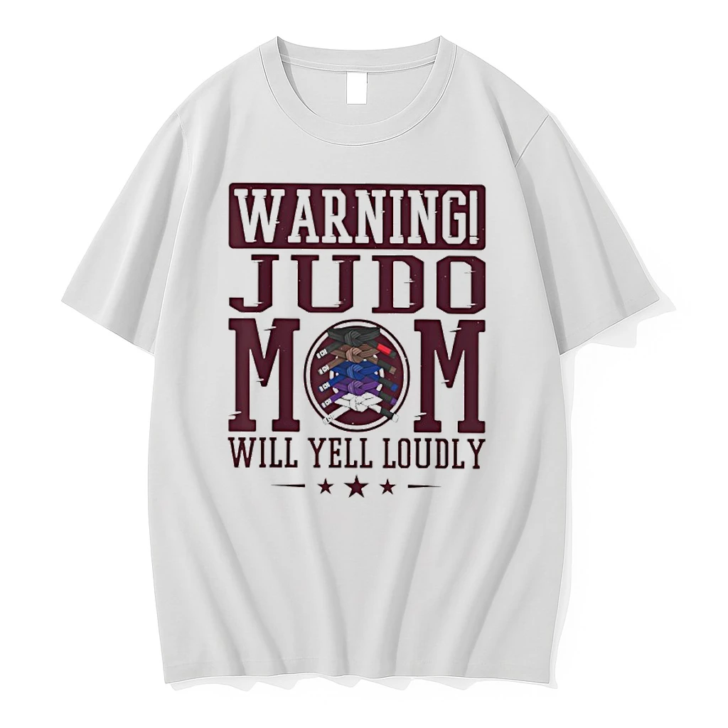 Warning Judo Mom Will Yell Loudly Martial Arts Shirts