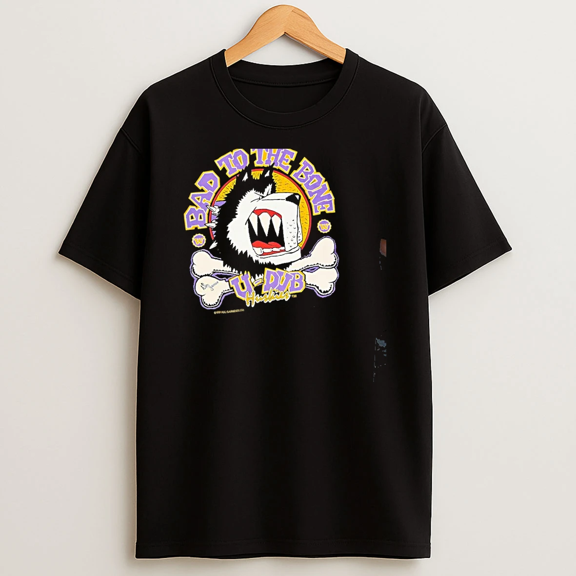Washington Huskies Bad To The Bone Coach Don James Shirts