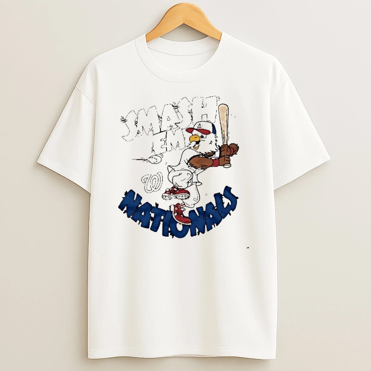 Washington Nationals Screech Smash Em Mascot By Homage Shirts