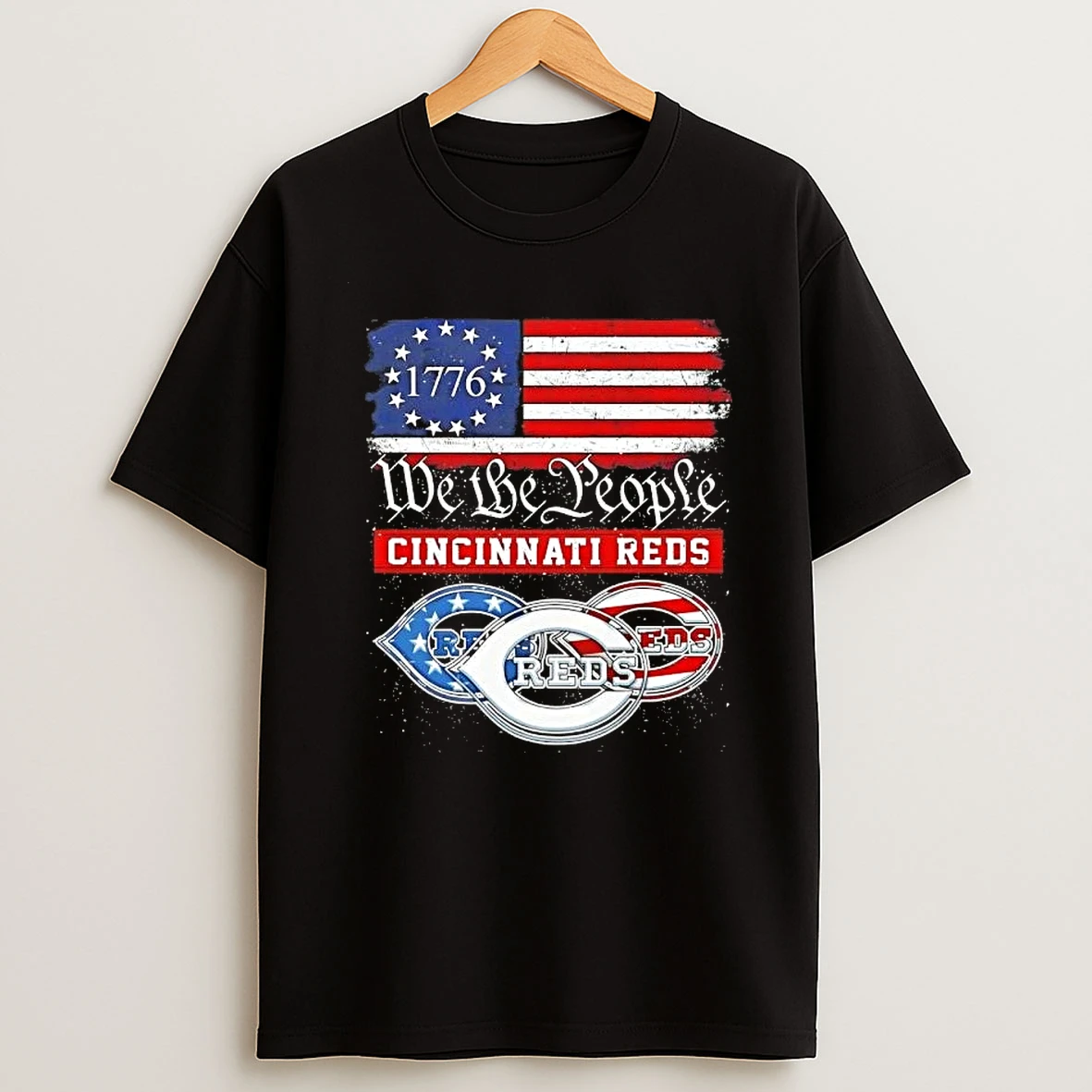 We The People Cincinnati Reds American Since 1776 Shirts