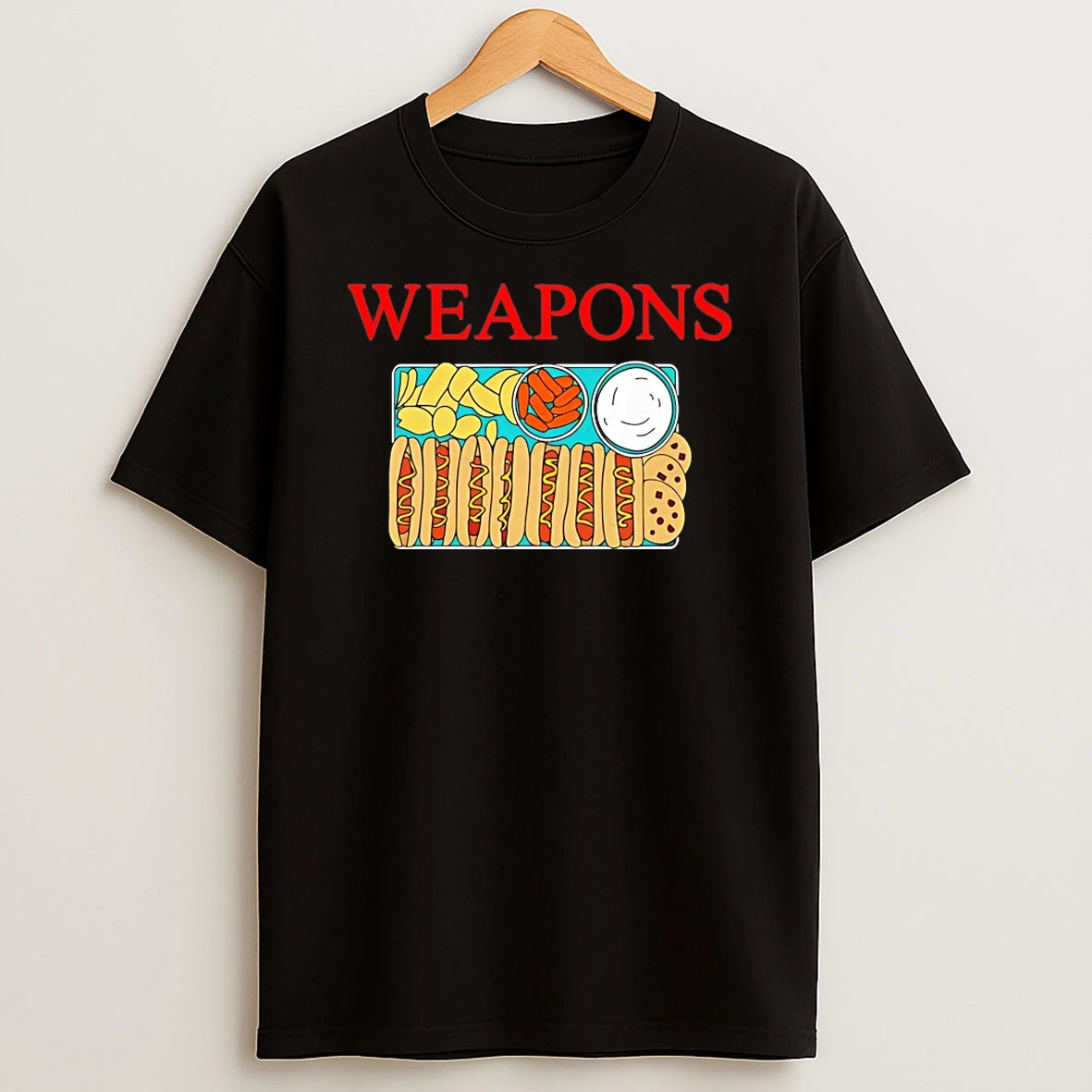 Weapons Hot Dog Shirts