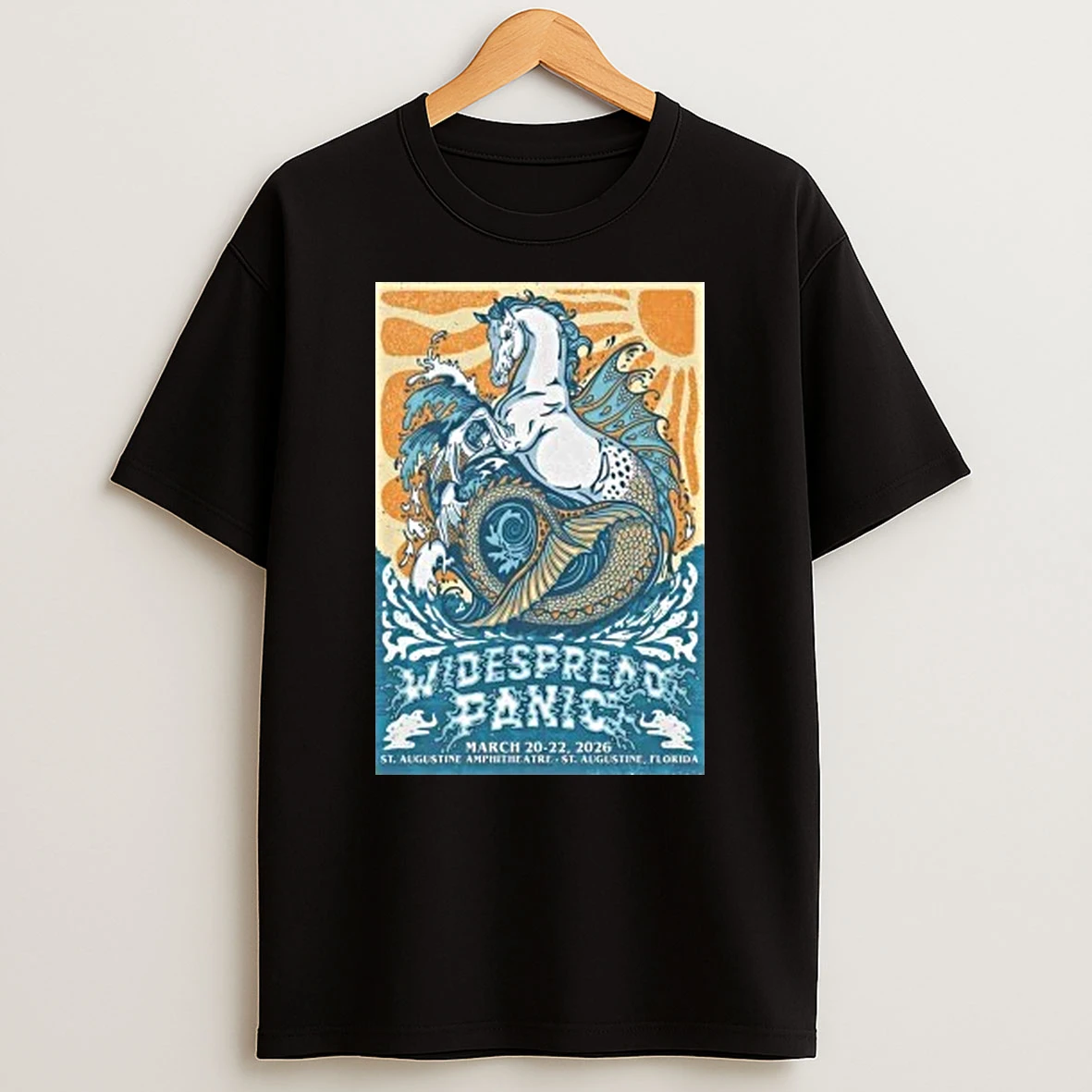 Widespread Panic The St Augustine Amphitheatre In St Augustine Fl Mar 20 22 2026 Shirts