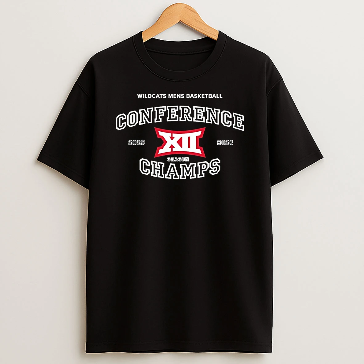 Wildcats Mens Basketball Conference Championship Big 12 Season 2025 2026 Shirts
