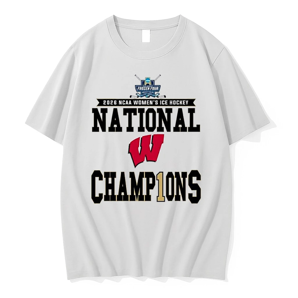 Wisconsin Badgers 2026 Ncaa Womens Ice Hockey National Champions Locker Room Shirts