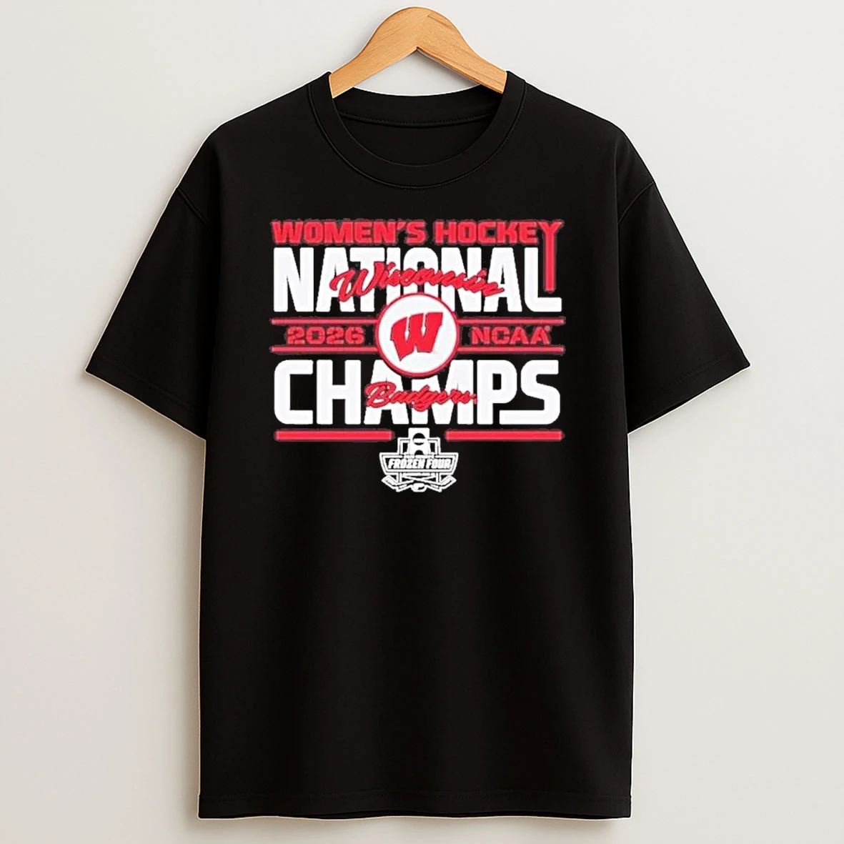 Wisconsin Badgers 2026 Ncaa Womens Ice Hockey National Champs Shirts