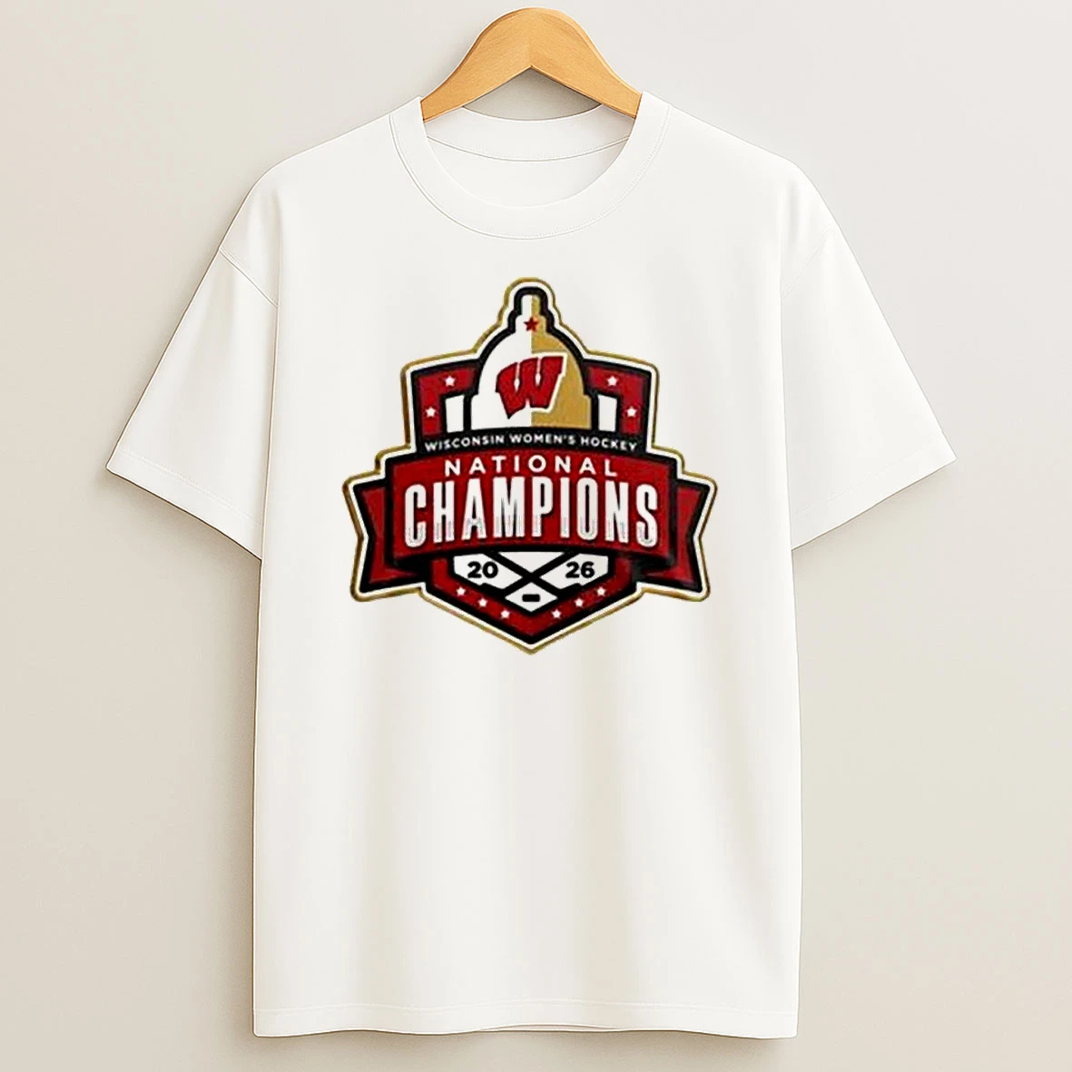 Wisconsin Badgers Ncaa Ice Hockey 2026 National Champions Shirts