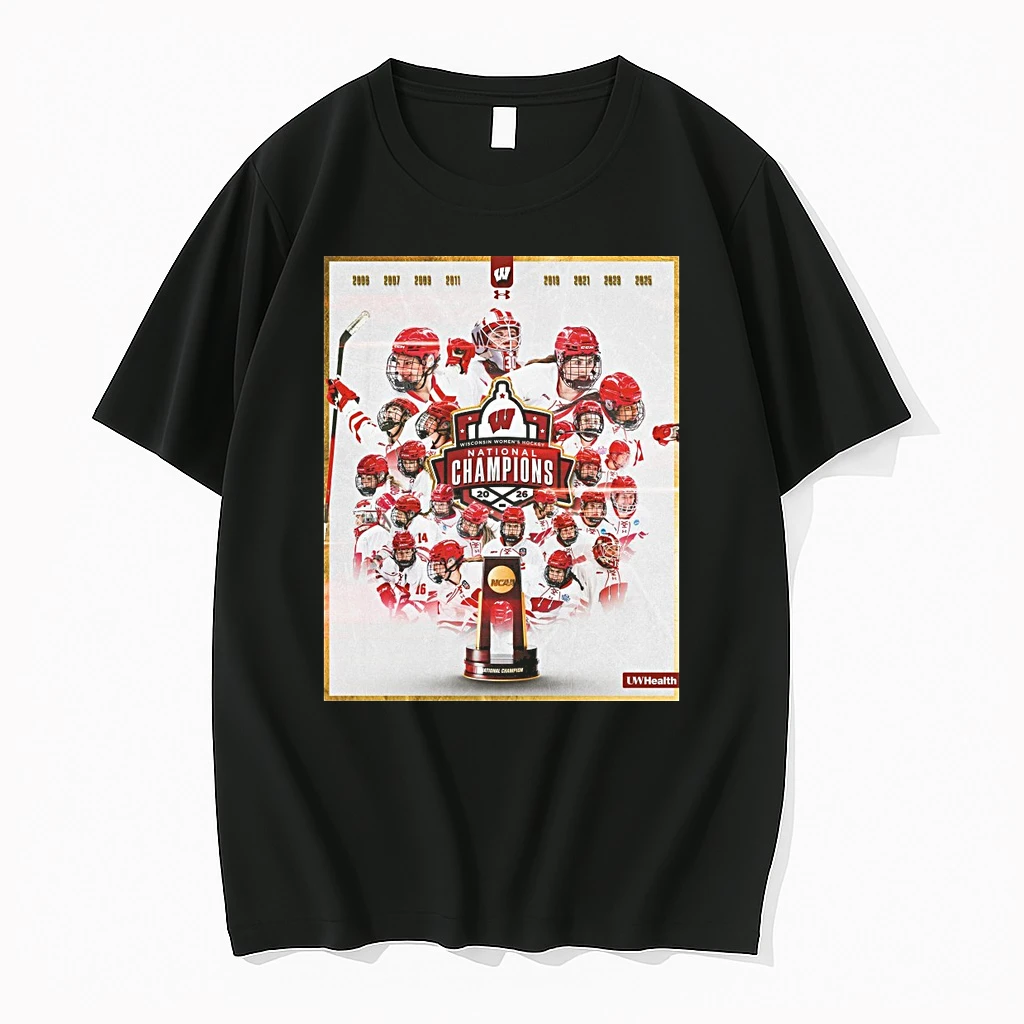 Wisconsin Badgers Womens Hockey National Champions 2006 2026 Shirts
