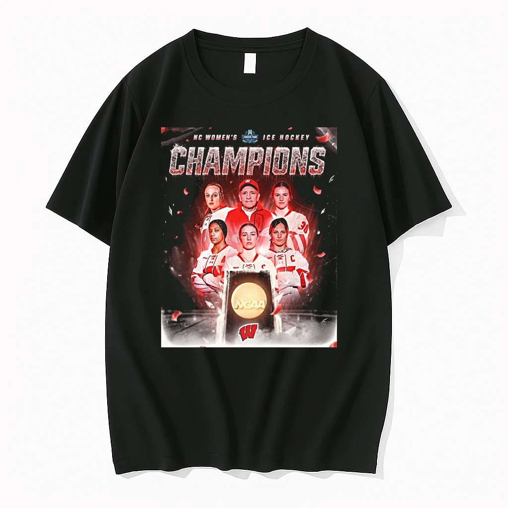 Wisconsin Badgers Womens Ice Hockey Champions Ncaa Frozen Four 2026 Shirts