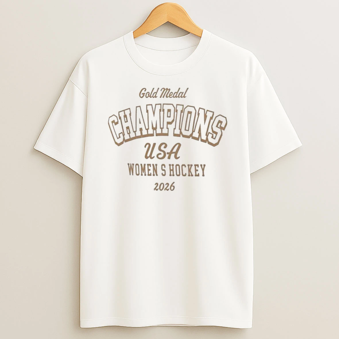 Womens Us Hockey 2026 Winter Olympics Gold Medal Champions Shirts