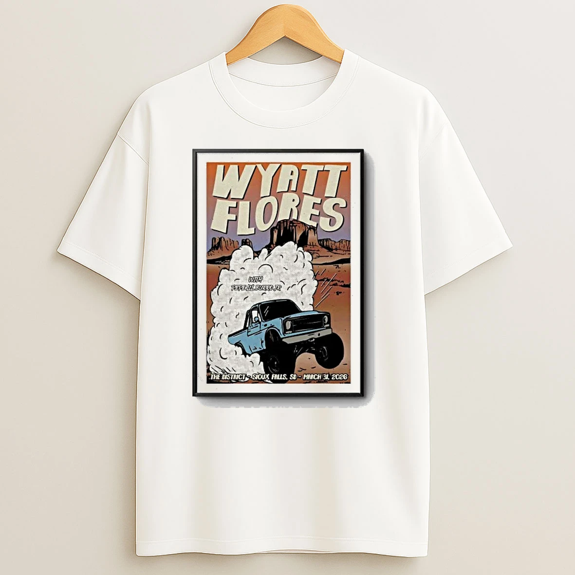 Wyatt Flores 2026 Drive All Night Tour Shirts