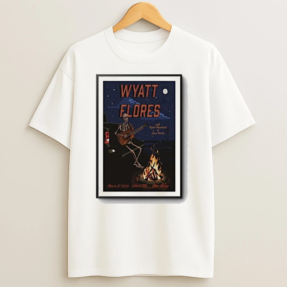 Wyatt Flores March 27 2026 At Cooks Garage Show Shirts