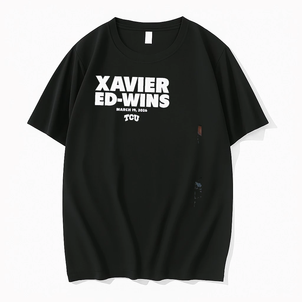 Xavier Edmonds Ed Wins Tcu March 19th 2026 Shirts