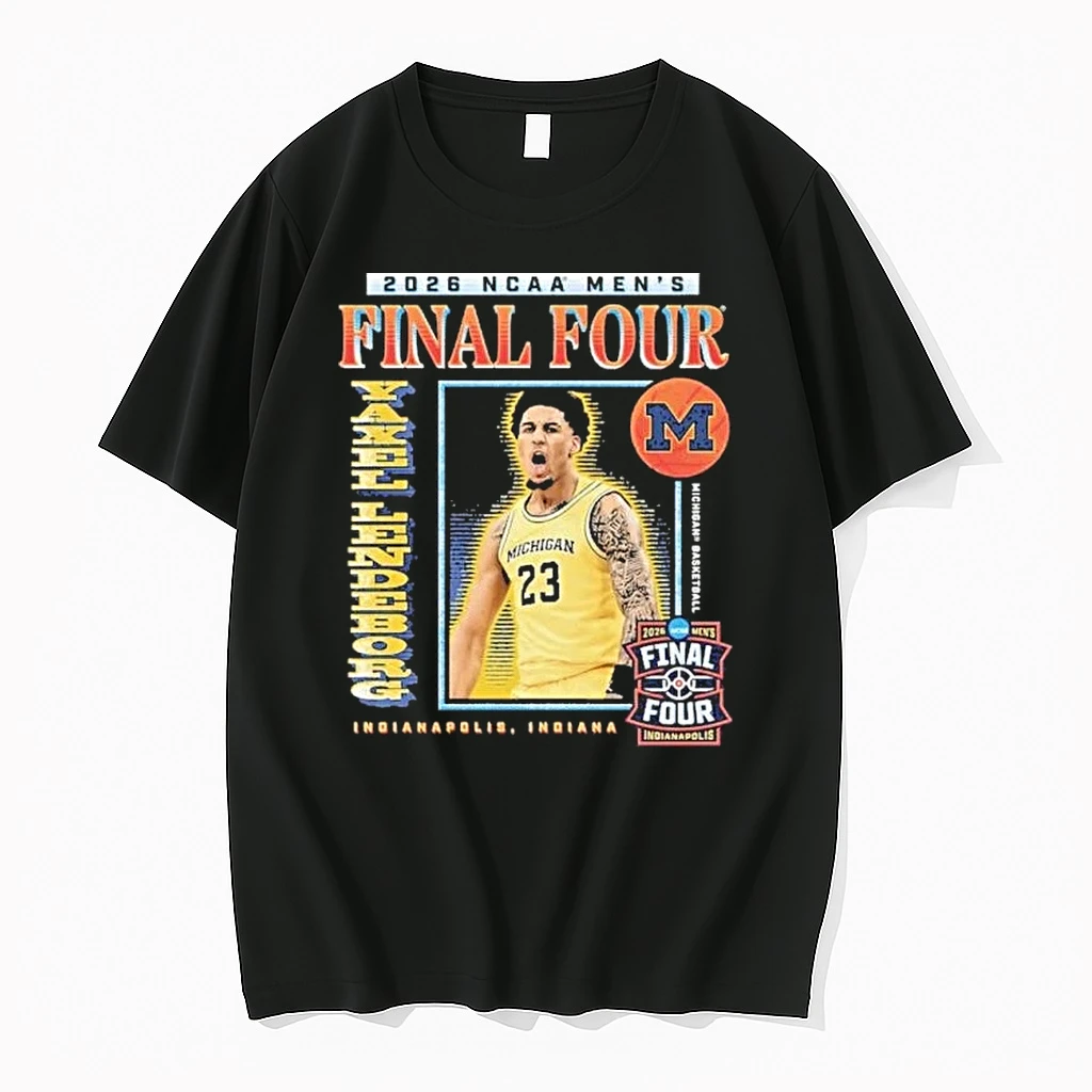 Yaxel Lendeborg Michigan Mens Basketball 2026 Ncaa Final Four Shirts
